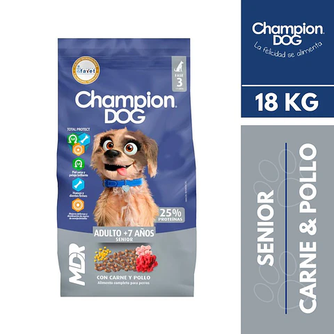 CHAMPION DOG - SENIOR 18 KG