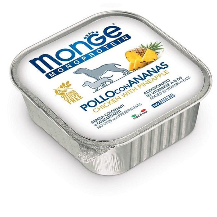 MONGE PERRO - LATA MONOPROTEICA GRAIN FREE POLLO CON PIÑA 400 GR - Imagen 2