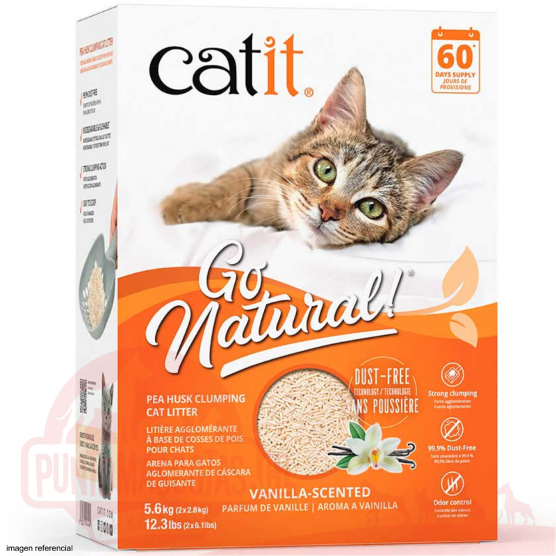 CATIT - GO NATURAL ARENA BIODEGRADABLE VAINILLA 5.6 KG