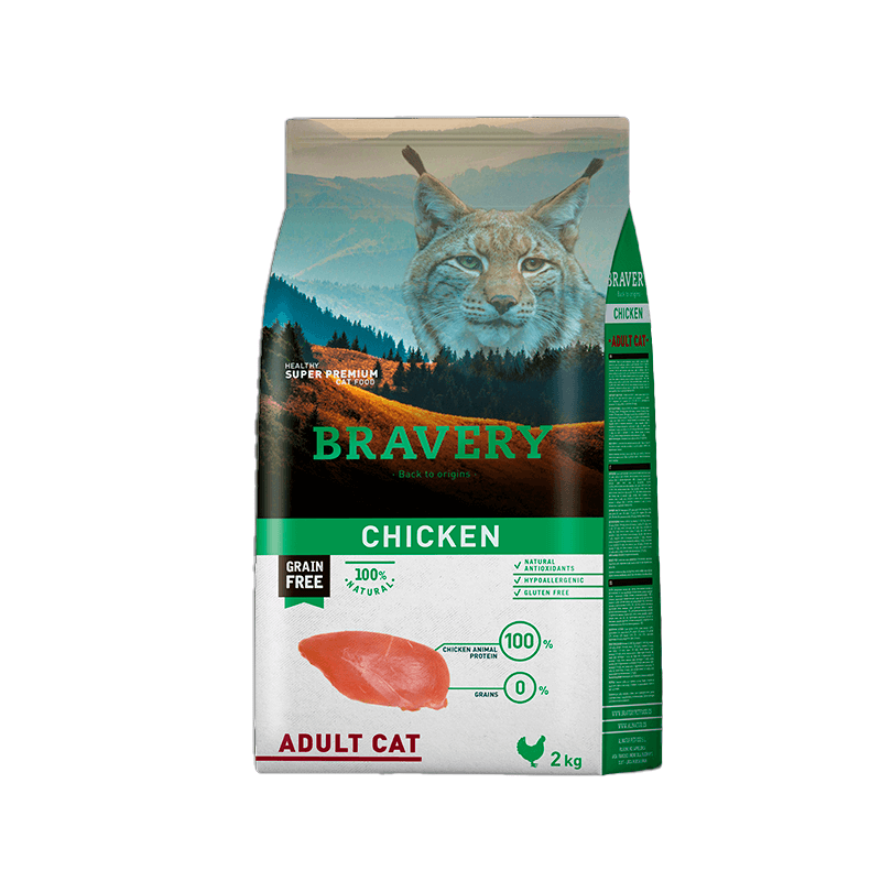 BRAVERY - CHICKEN ADULT CAT 2 KG