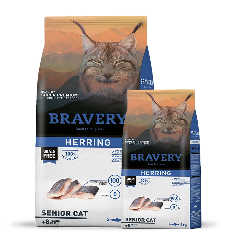 BRAVERY - HERRING SENIOR CAT 2 KG