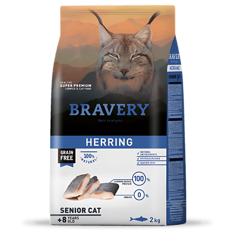 BRAVERY - HERRING SENIOR CAT 2 KG - Imagen 2