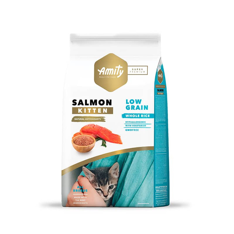 AMITY - GATO KITTEN SALMON LOW GRAIN 2 KG