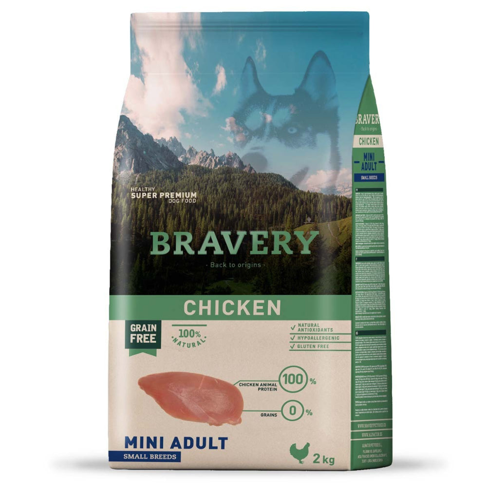 BRAVERY - CHICKEN ADULT SMALL BREEDS 2 KG