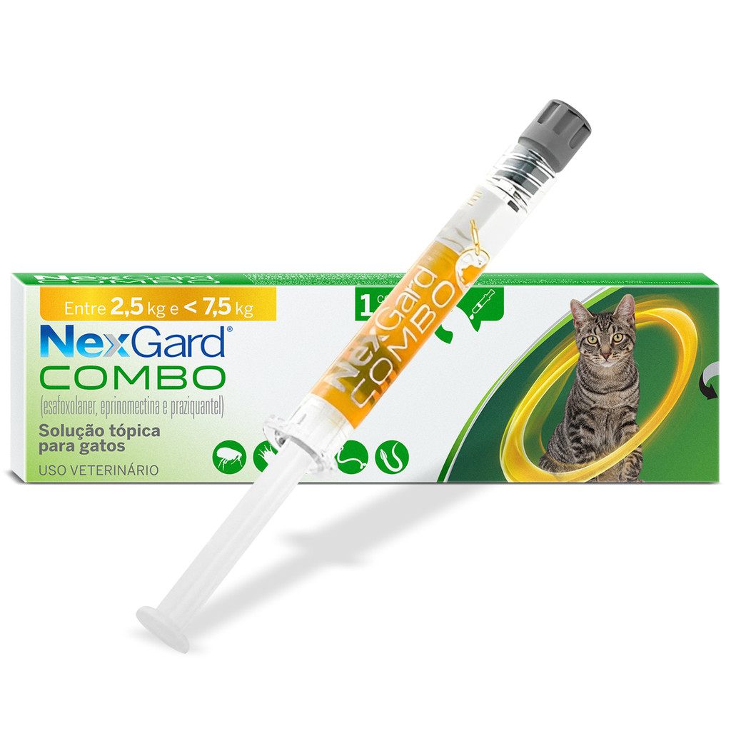 NEX GARD - PIPETA COMBO GATO 2.5-7.5 KG