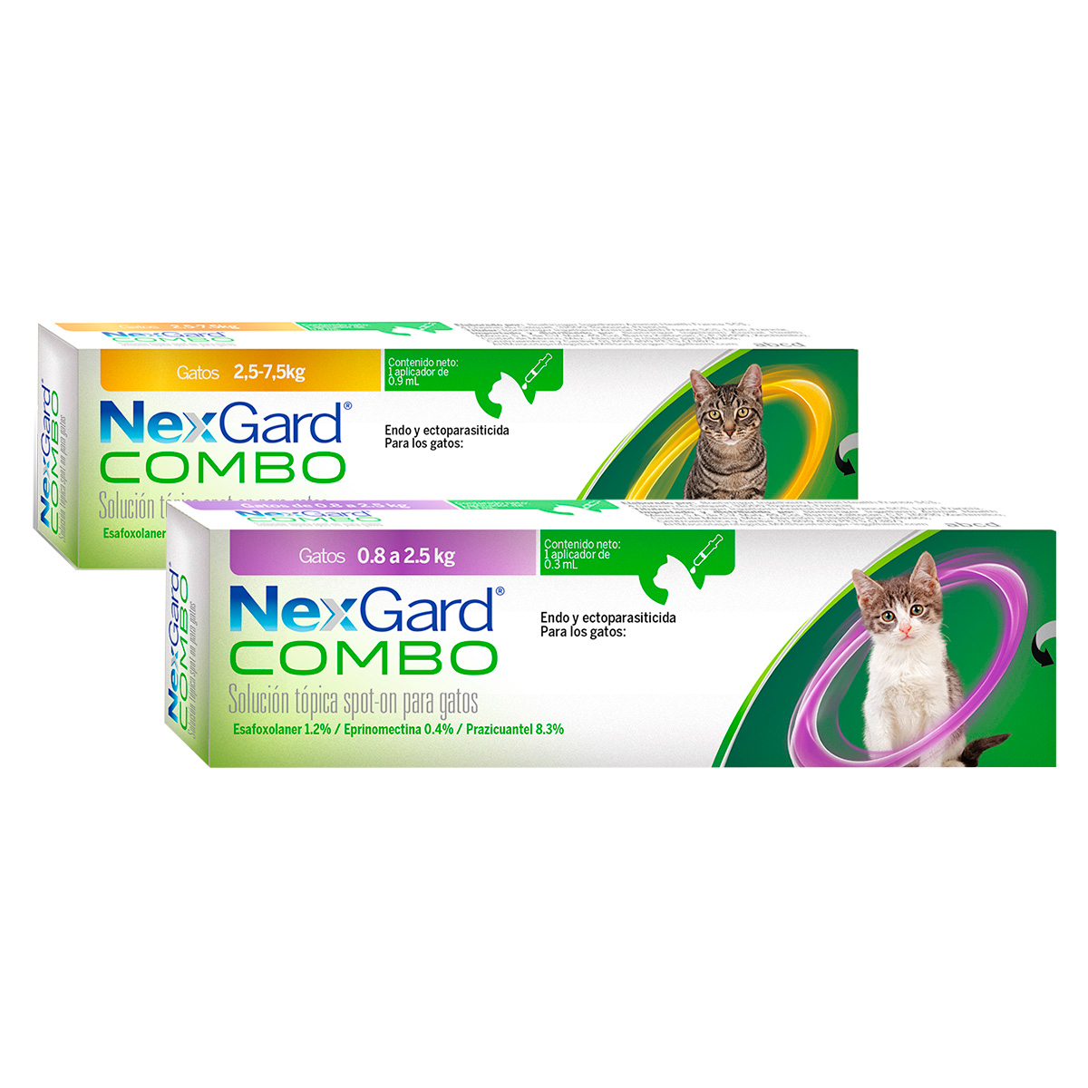 NEX GARD - PIPETA COMBO GATO 2.5-7.5 KG - Imagen 3