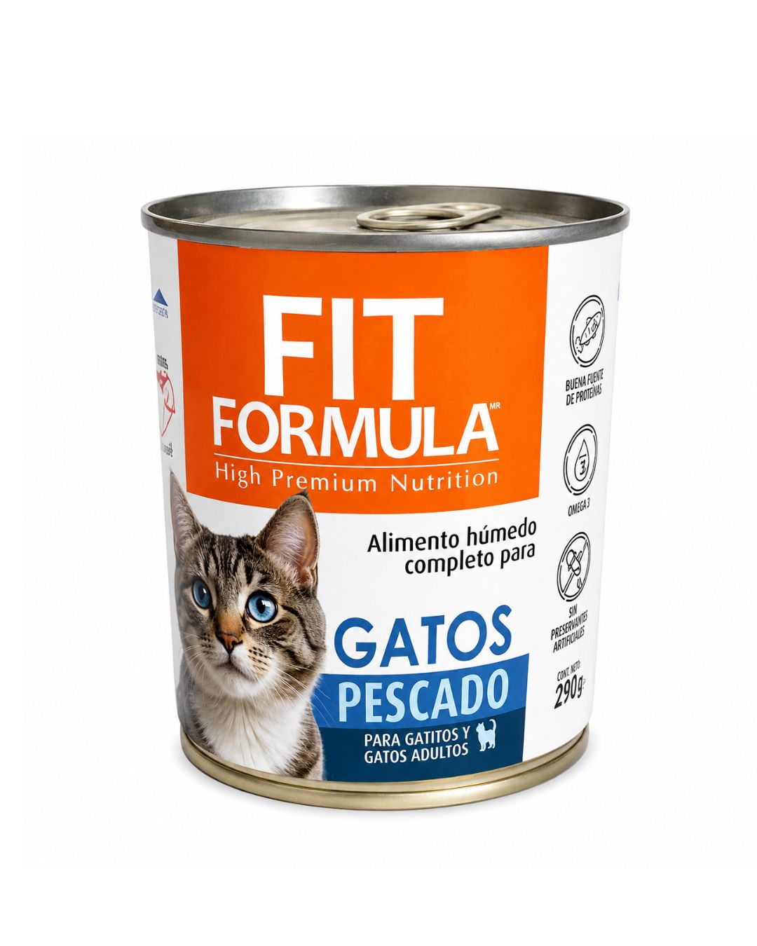 FIT FORMULA - LATA GATO PESCADO 290G - Imagen 2