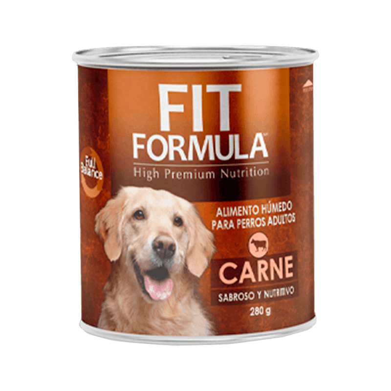 FIT FORMULA - LATA PERRO CARNE 280G