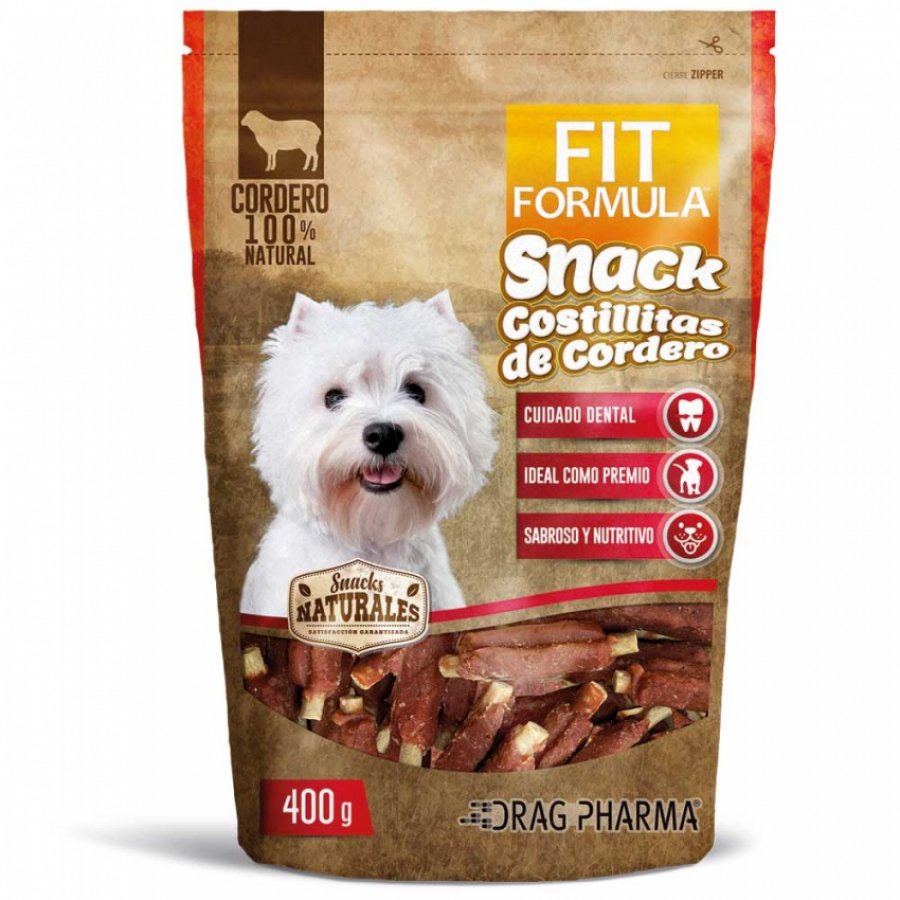 FIT FORMULA - SNACKS COSTILLITA DE CORDERO 400GRS