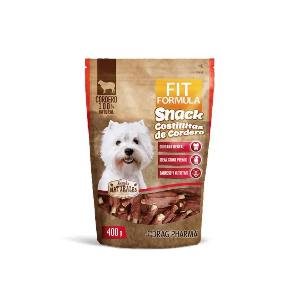 FIT FORMULA - SNACKS COSTILLITA DE CORDERO 400GRS - Imagen 2