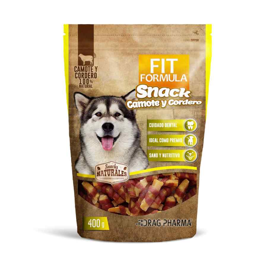 FIT FORMULA - SNACK CAMOTE Y CORDERO 400GR - Imagen 2