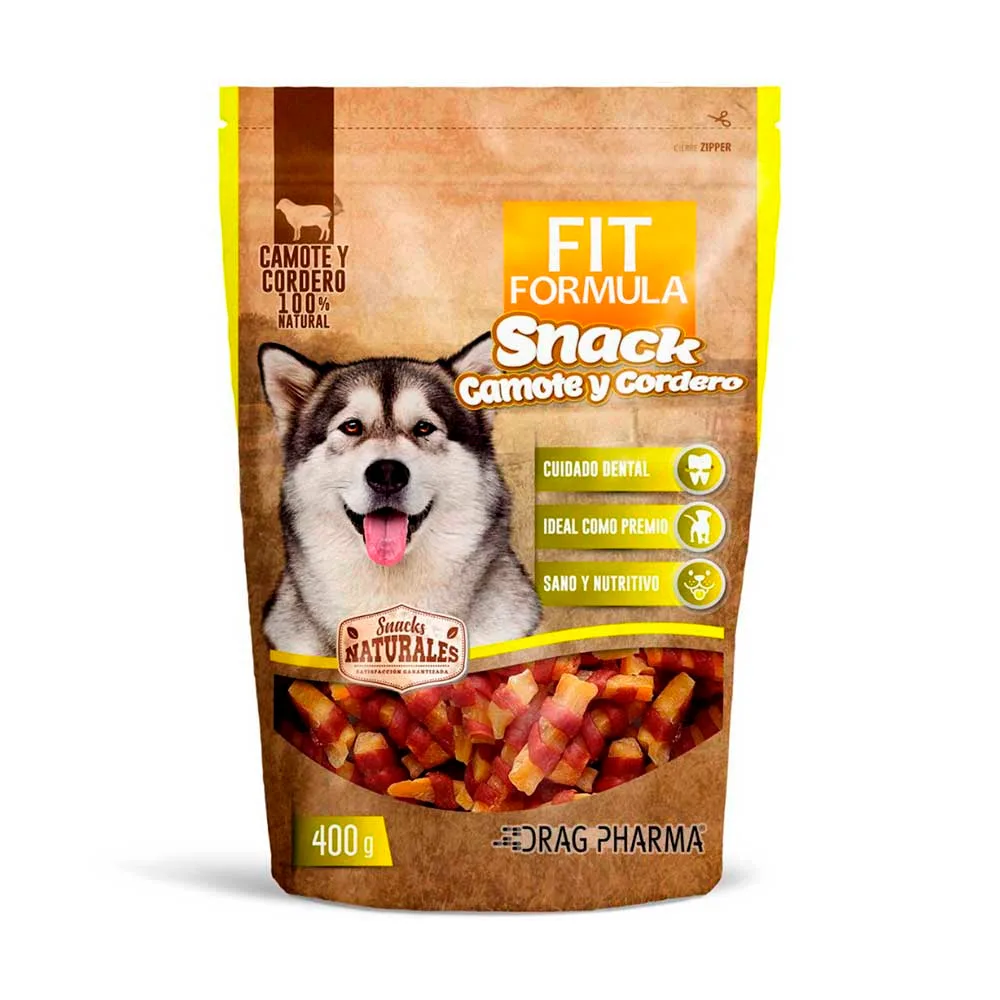 FIT FORMULA - SNACK CAMOTE Y CORDERO 400GR - Imagen 3