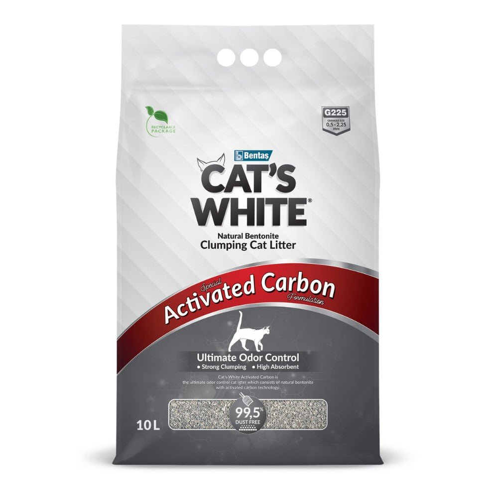 CATS WHITE - ARENA AGLUTINANTE BABY POWDER 10 LTS