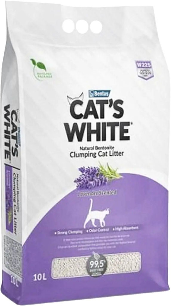 CATS WHITE - ARENA AGLUTINANTE LAVANDER 10 LTS