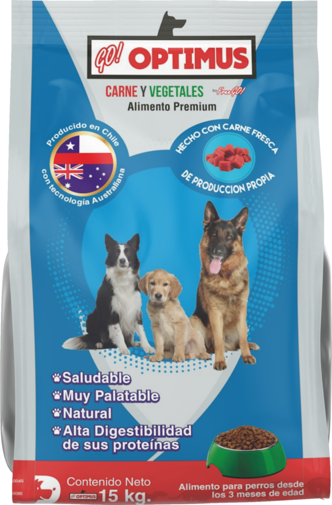 GO OPTIMUS - CARNE Y VEGETALES 15 KG