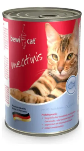 BEWICAT - LATA MEATINIS RICO EN SALMON 400 GR - Imagen 2