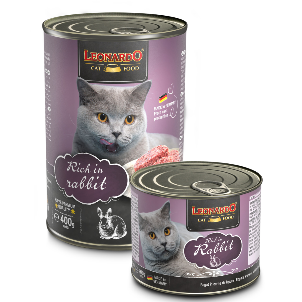 LEONARDO - LATA QS CONEJO 400 GR