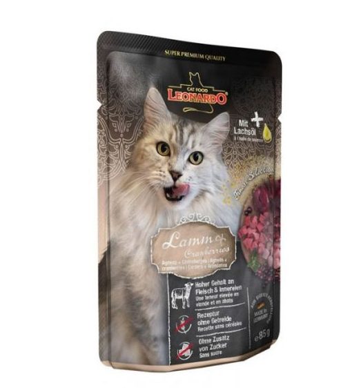 LEONARDO - POUCH CORDERO Y ARANDANO 85 GR - Imagen 2