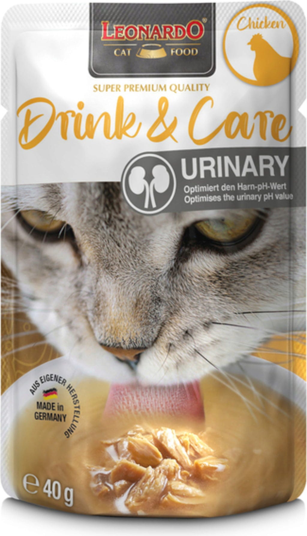 LEONARDO - DRINK & URINARY CARE 40 GR SABOR POLLO - Imagen 3