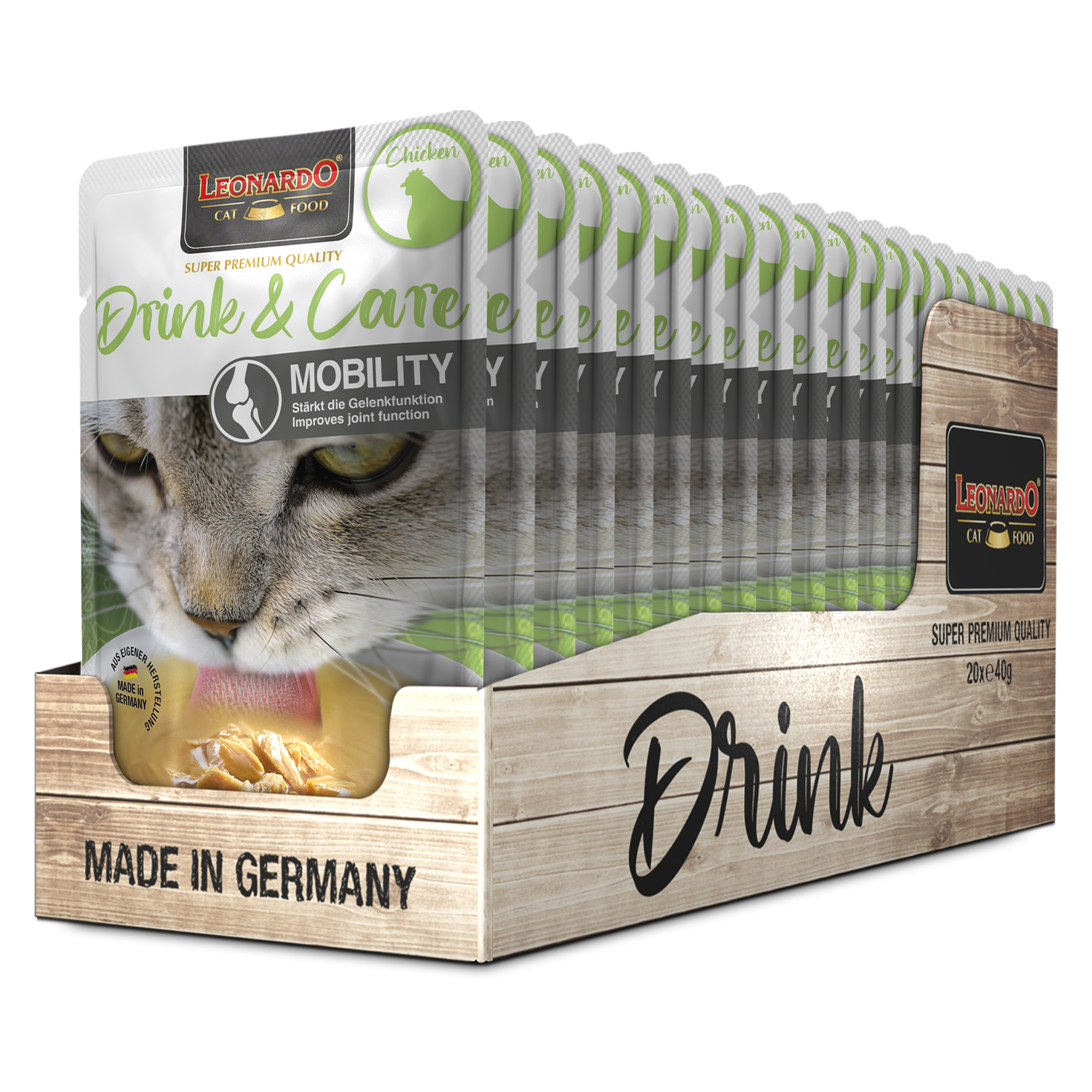 LEONARDO - DRINK & CARE MOBILITY 40 GR CHICKEN - Imagen 3