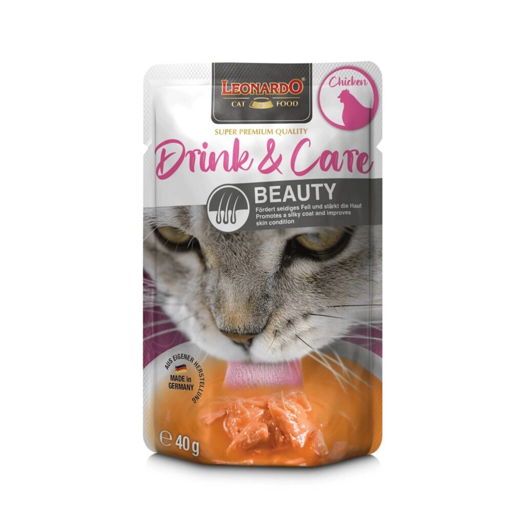 LEONARDO - DRINK & BEAUTY CARE 40 GR SABOR POLLO