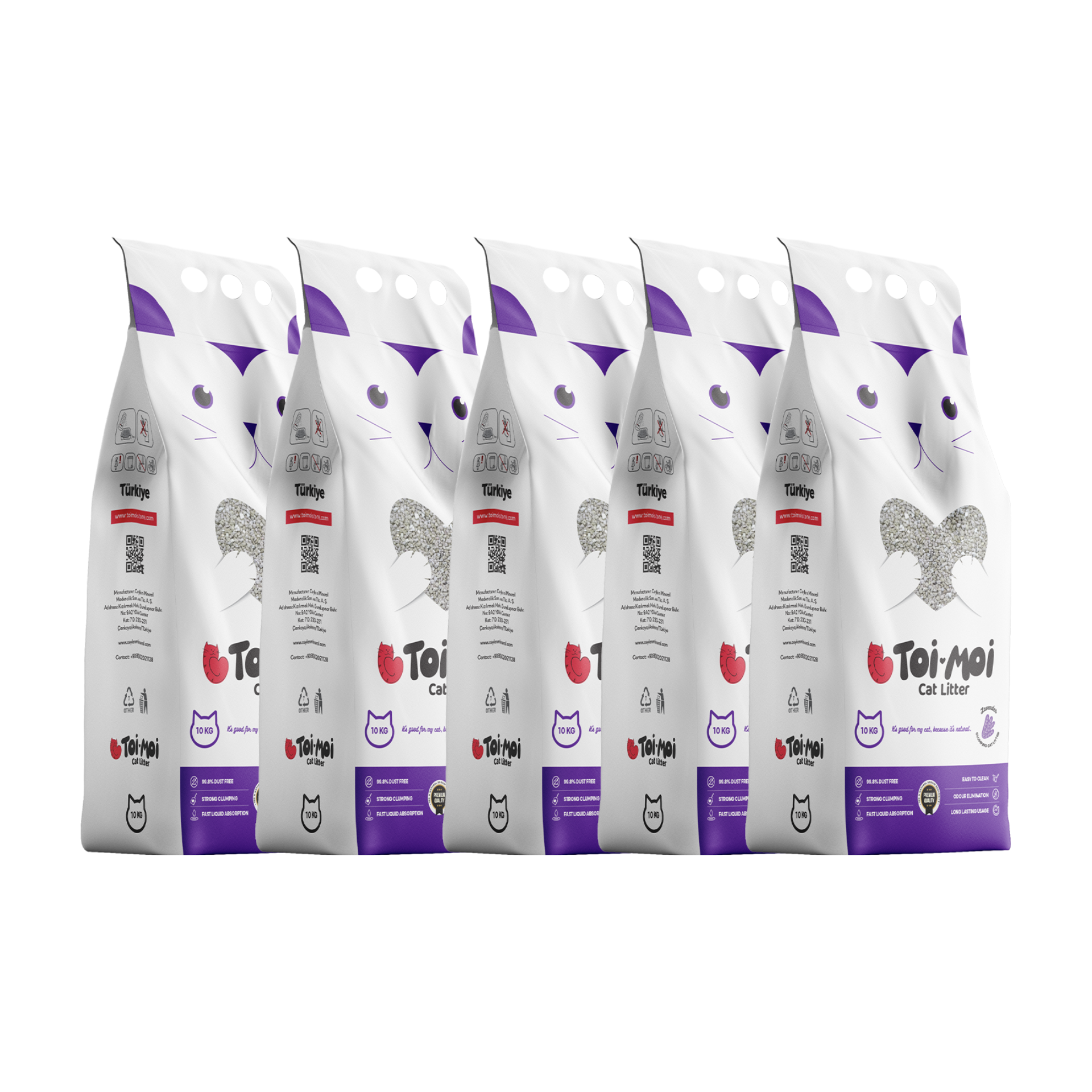 TOI-MOI - CAT LITTER LAVANDA 10 KG