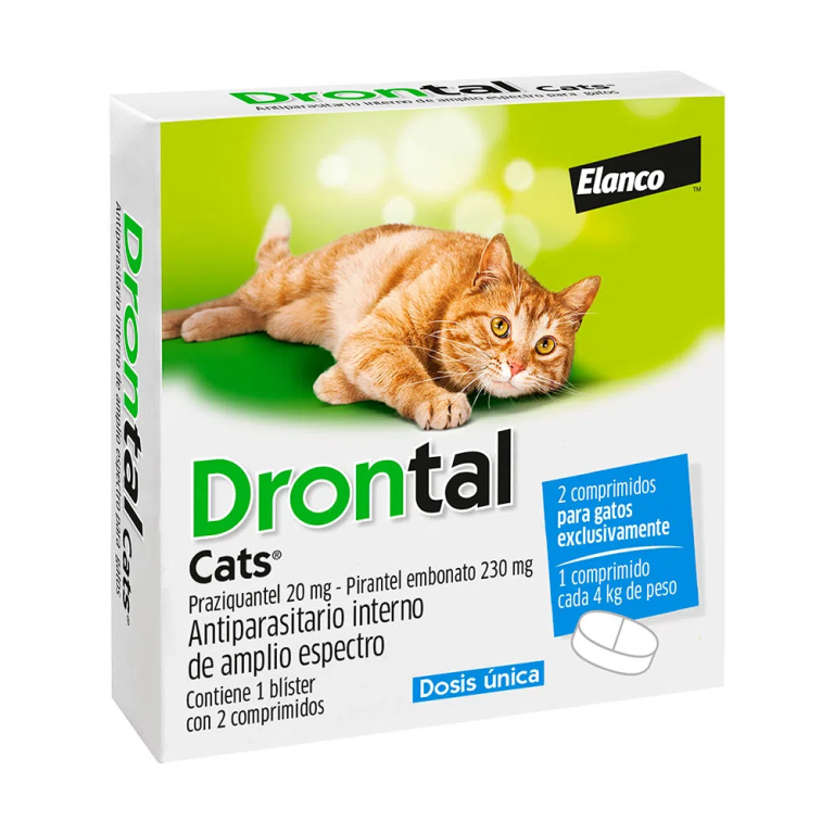 DRONTAL - GATOS 2 COMPRIMIDOS