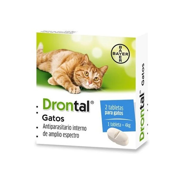 DRONTAL - GATOS 2 COMPRIMIDOS - Imagen 3