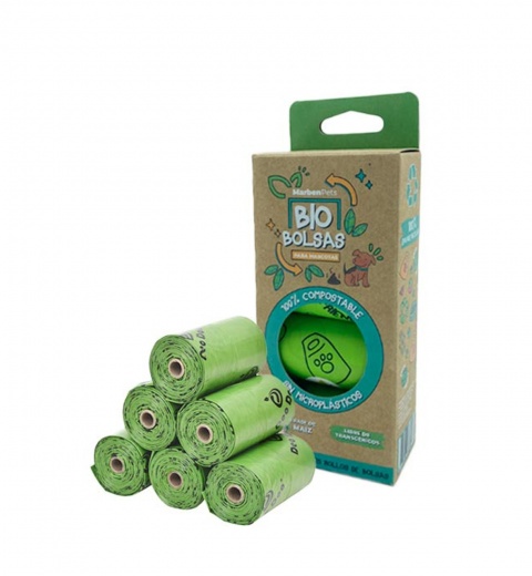 MARBEN PETS - BIO BOLSAS 8 UNIDADES