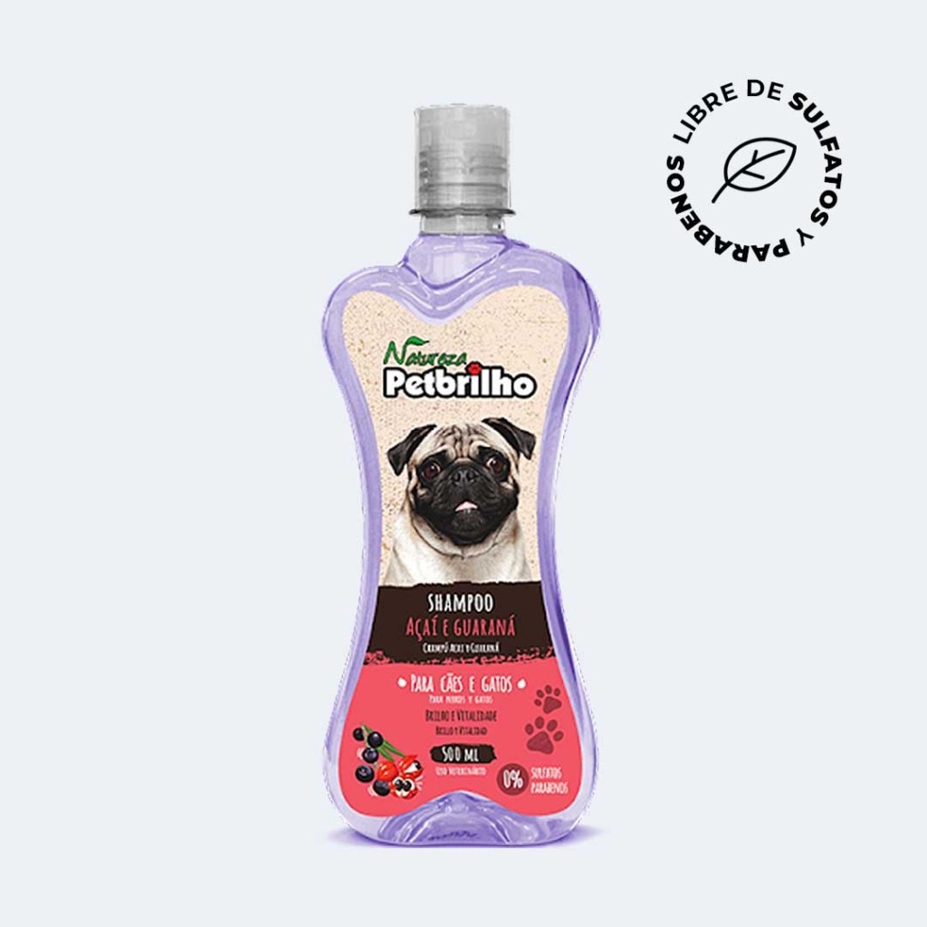 PETBRILHO - SHAMPOO DE ACAI Y GUARANA 500 ML
