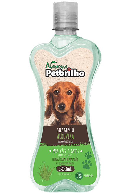 PETBRILHO - SHAMPOO DE ALOE VERA 500 ML