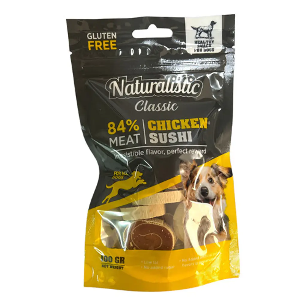 NATURALISTIC - CHICKEN SUSHI 100 GR (C2043) - Imagen 2