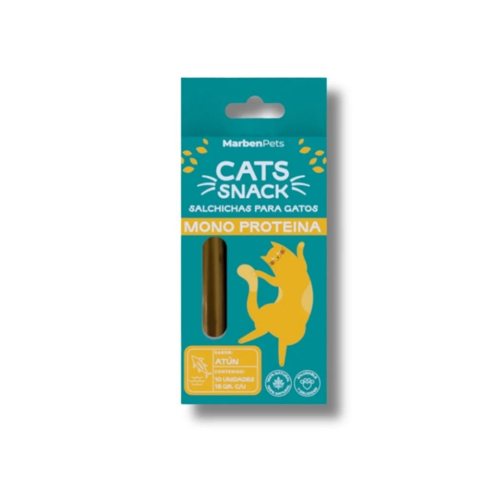 MARBEN PETS - SALCHICHAS MONOPROTEICAS DE ATUN 15 GR
