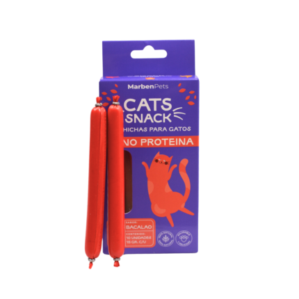 MARBEN PETS - SALCHICHAS MONOPROTEICAS DE BACALAO 15 GR