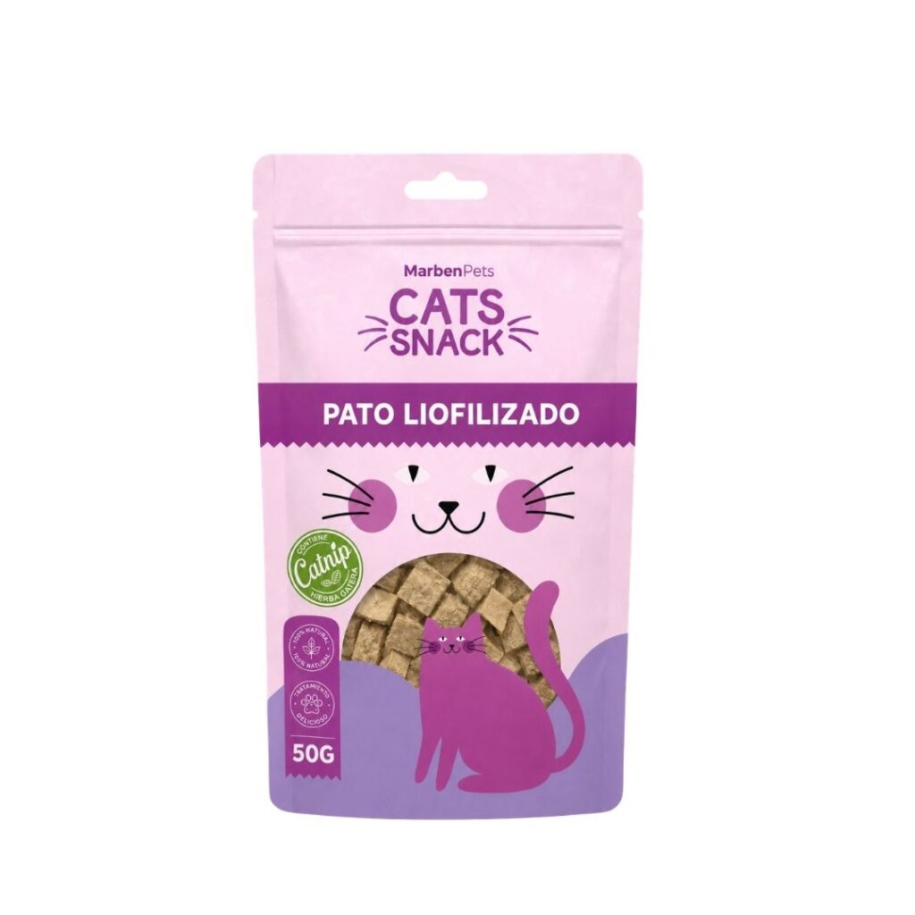 MARBEN PETS - PATO LIOFILIZADO CON CATNIP 50 GR (CK1073)