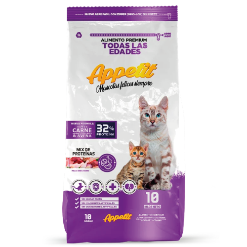 APPETIT - GATO PARA TODAS LAS EDADES 10 KG - Imagen 2