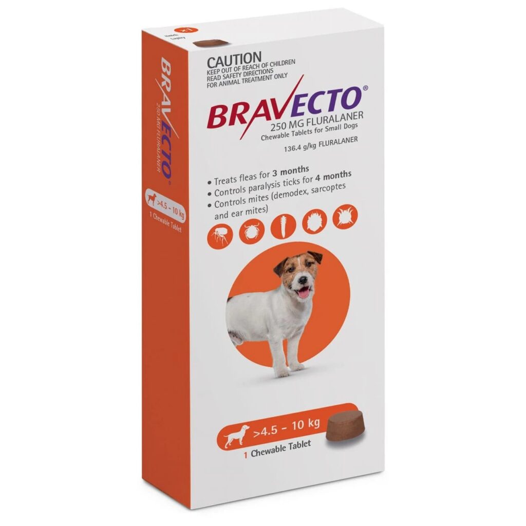 BRAVECTO - 1M TRIPLE 5-10 KG