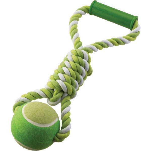 WARRIOR TOYS - CUERDA TRENZADA CON PELOTA DE TENIS 32 CM (KH2519)