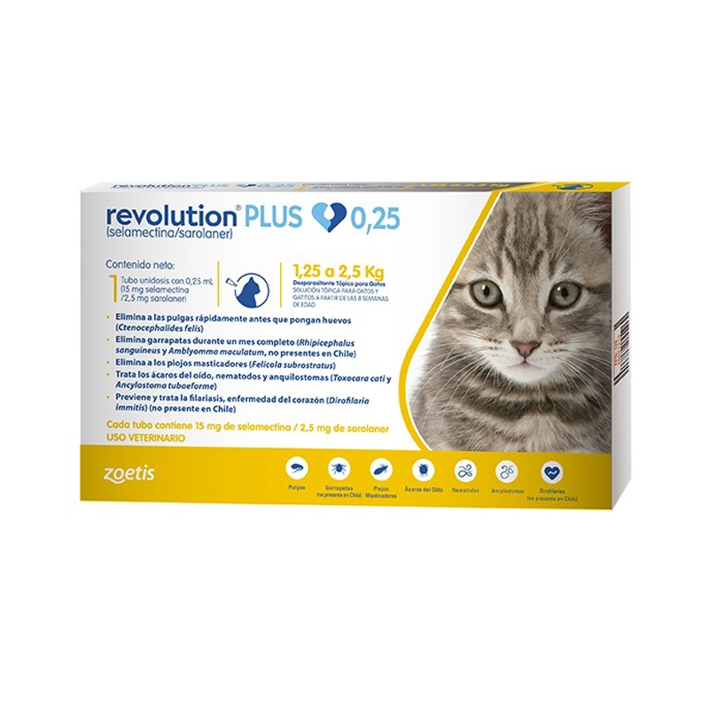 REVOLUTION - PLUS GATO DE 1.25 - 2.5 KG