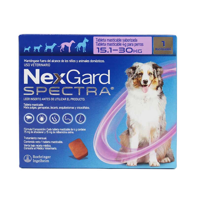 NEX GARD - TABLETA SPECTRA 15.1 - 30 KG - Imagen 3