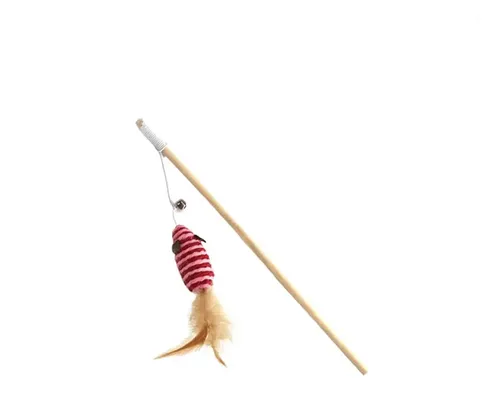 VARILLA - RATON CON PLUMA 40 CM