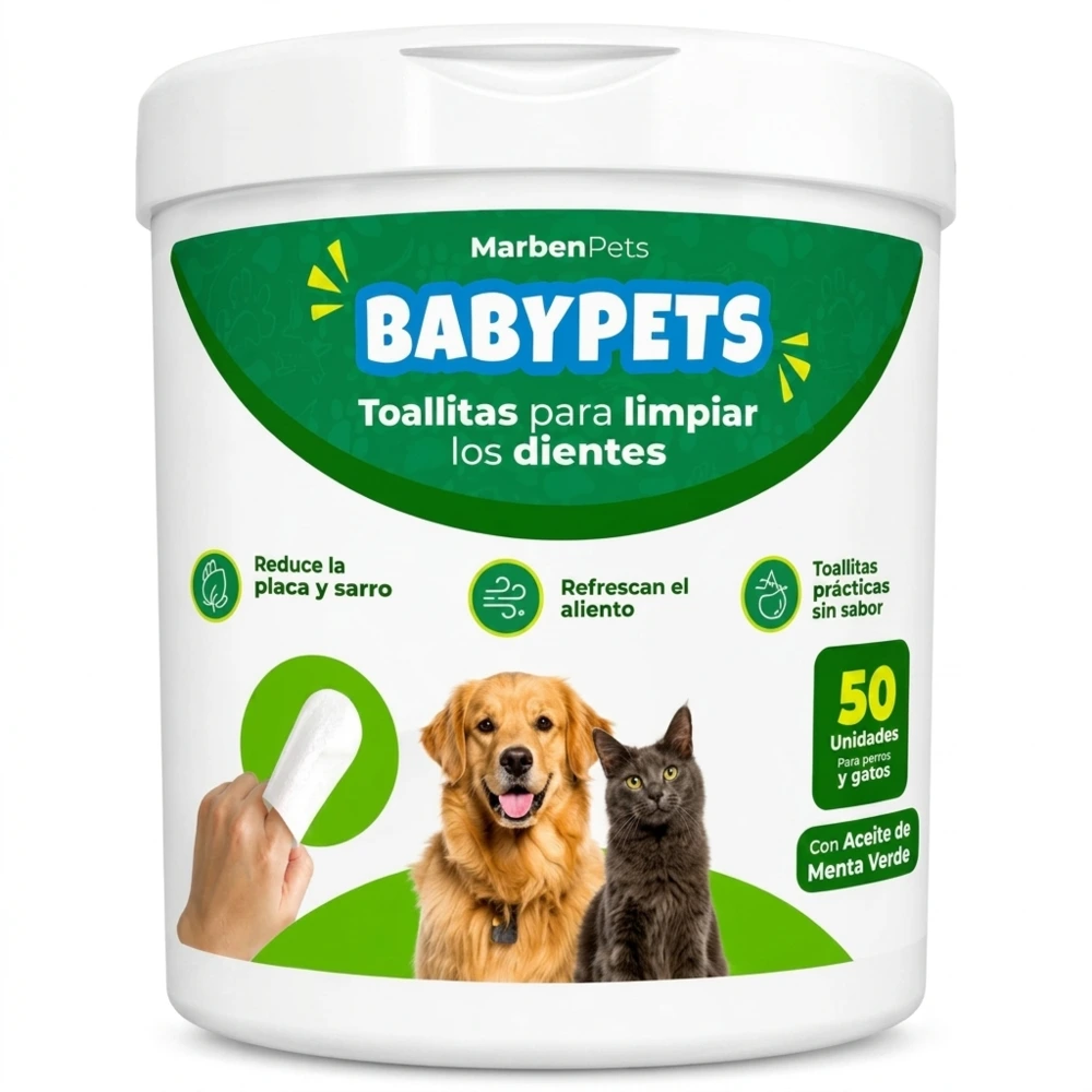 BABY PETS - TOALLITAS HUMEDAS 50 UNIDADES - Imagen 2