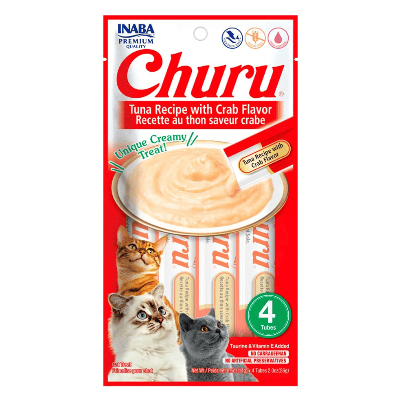 CHURU - CAT TUNA RECIPE WITH CRAB FLAVOR 56 GR (USA665) - Imagen 2