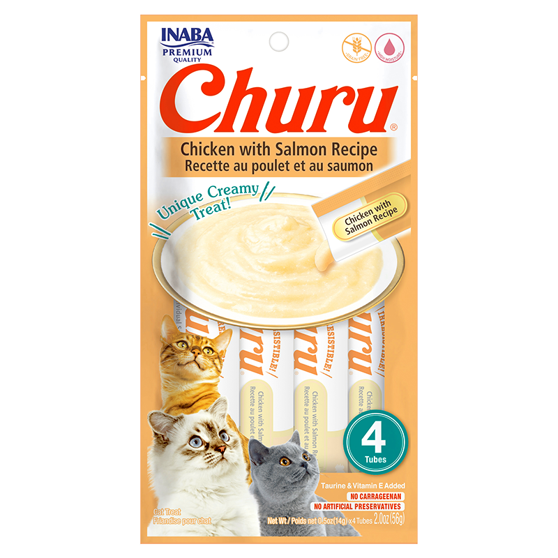 CHURU - CAT CHICKEN WITH SALMON RECIPE 56 GR USA667