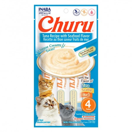 CHURU - CAT TUNA RECIPE WITH SEAFOOD FLAVOR 56 GR (USA669)