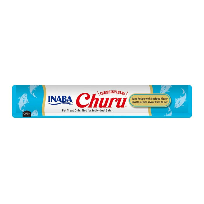 CHURU - CAT TUNA RECIPE WITH SEAFOOD FLAVOR 56 GR (USA669) - Imagen 2