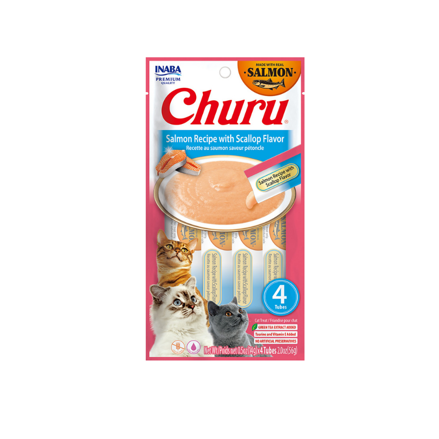 CHURU - CAT SALMON SCALLOP 14GR/4TUBE (USA679)