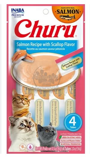 CHURU - CAT SALMON SCALLOP 14GR/4TUBE (USA679) - Imagen 3