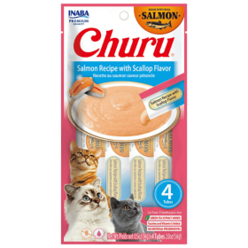 CHURU - CAT SALMON CHICKEN 14GR/4TUBE (USA680) - Imagen 3