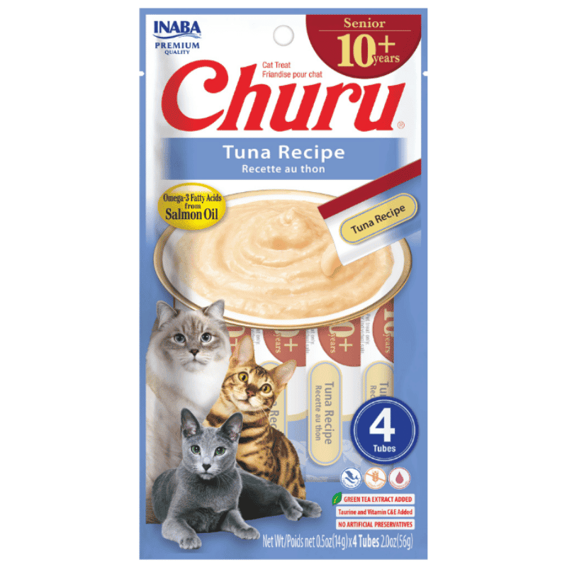 CHURU - CAT SENIOR 10+ TUNA 14GR/4TUBE (USA693)